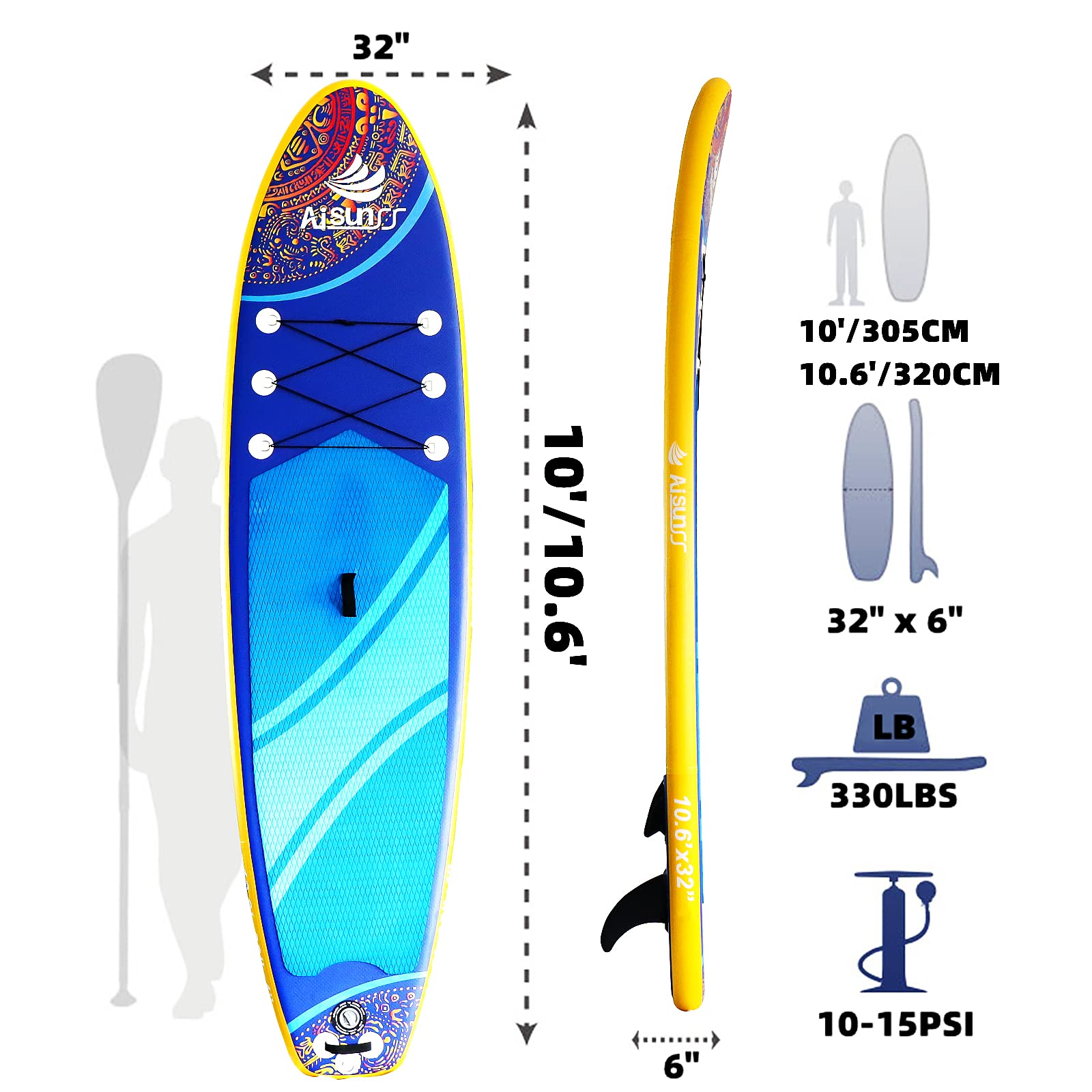 AISUNSS Inflatable Stand up paddle board – AISUNSS Sport